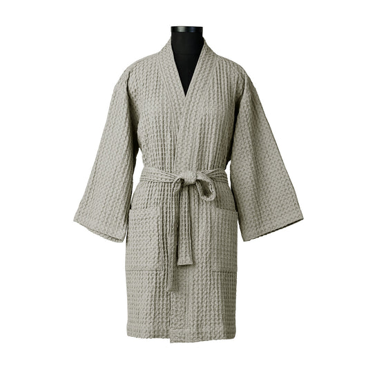 Peignoir kimono coton gaufré 95x64 DARIA - febronie.com