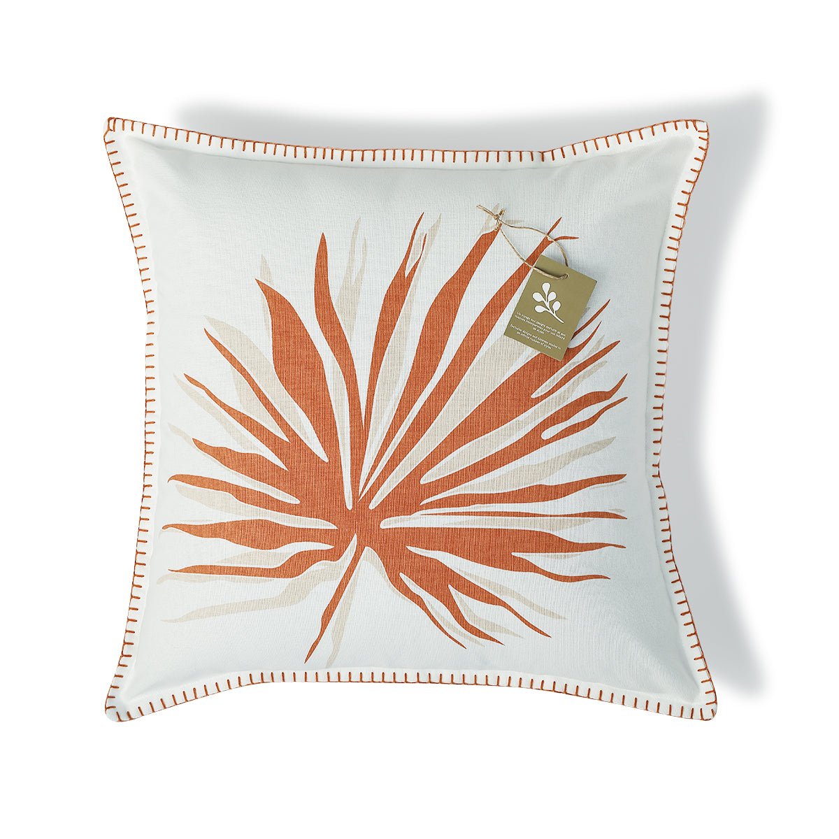 Housse de coussin toile de coton 50x50 PALMA