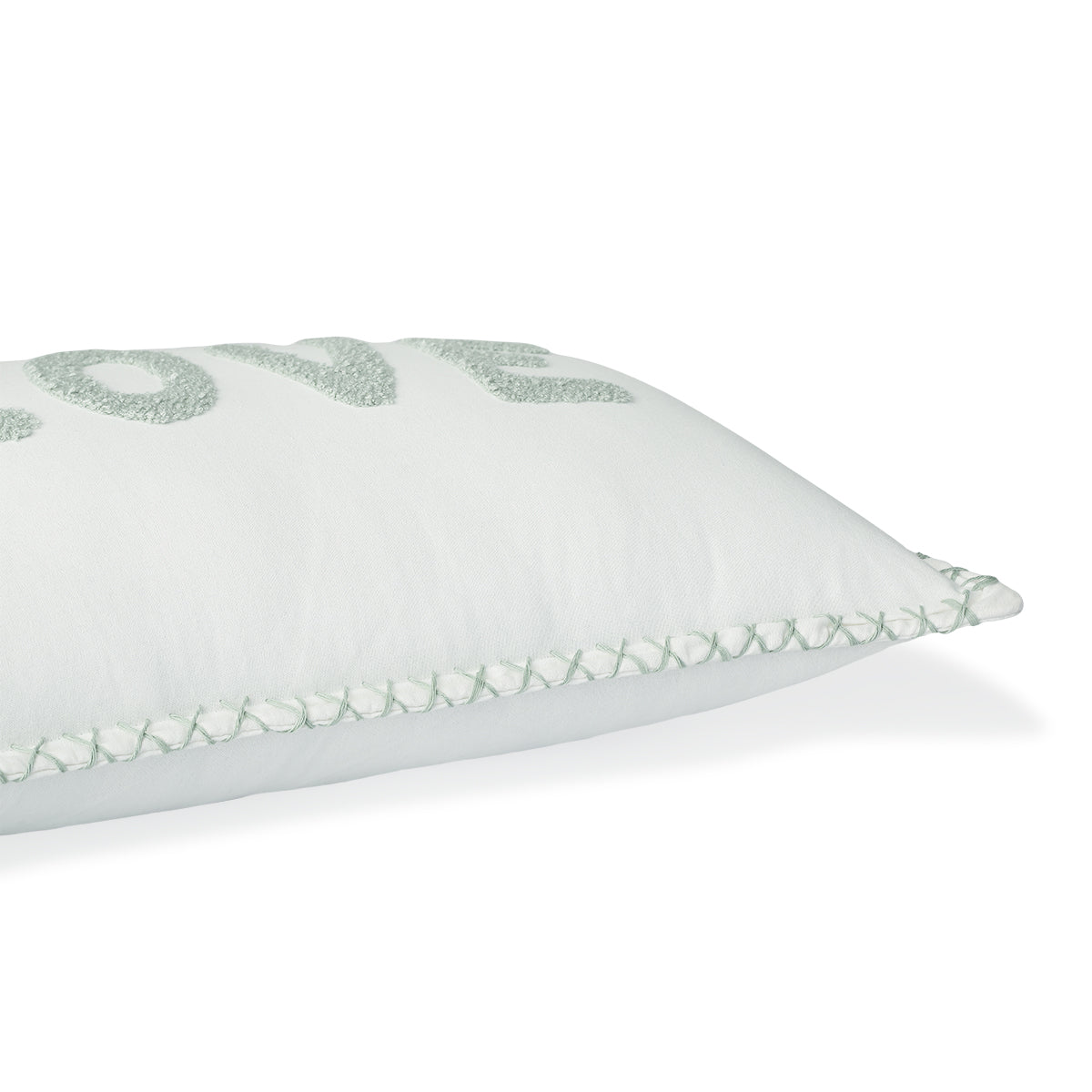 Housse de coussin toile de coton 50x30 XLOVE