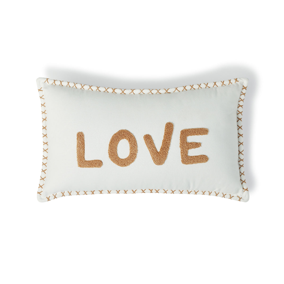 Housse de coussin toile de coton 50x30 XLOVE