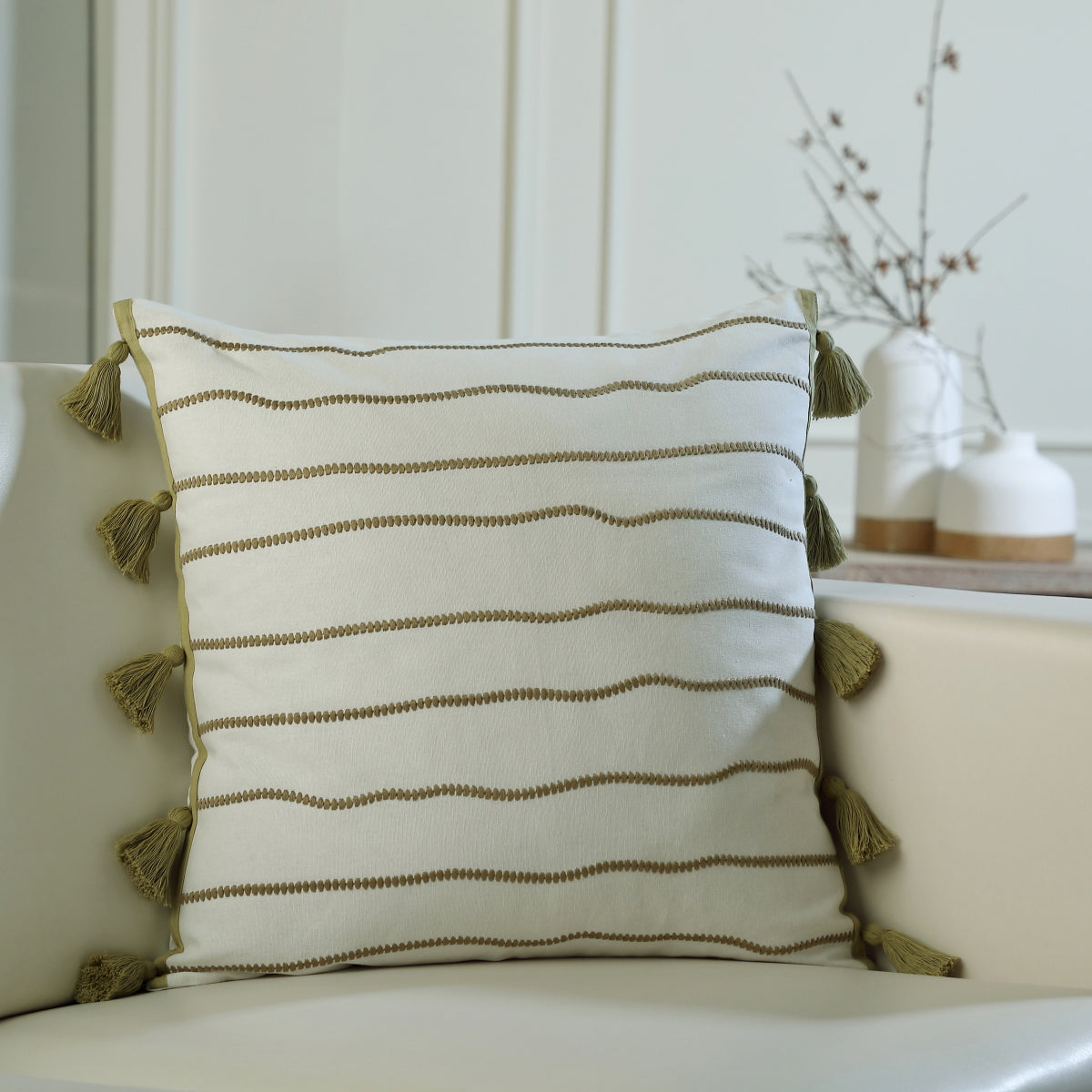 Cushion with cotton canvas 50x50 cm BAJA