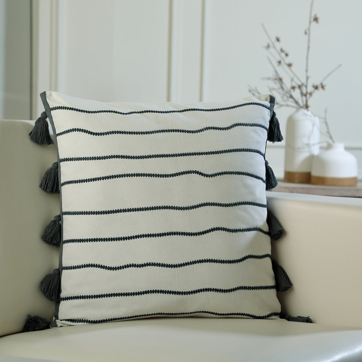 Cushion with cotton canvas 50x50 cm BAJA