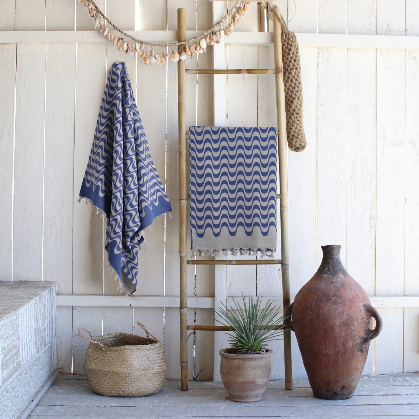 Fouta jacquard coton 100x200 CABANA