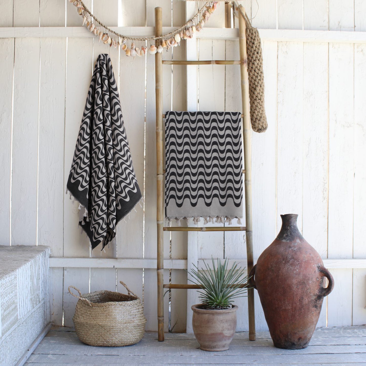Fouta jacquard coton 100x200 CABANA