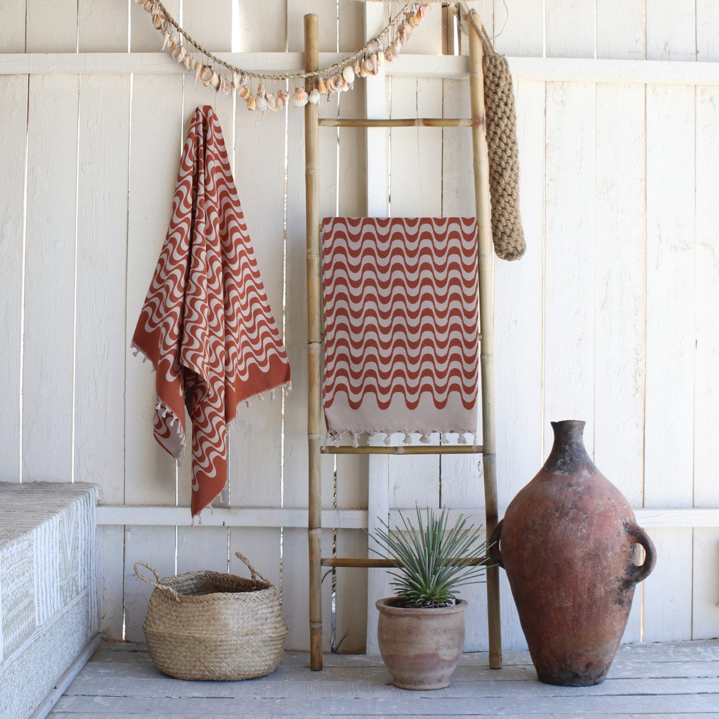 Fouta jacquard coton 100x200 CABANA