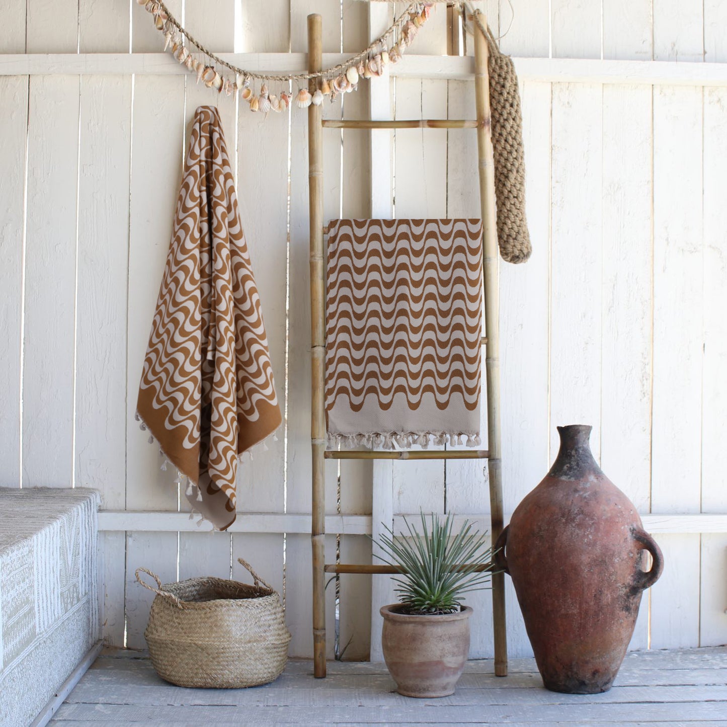 Fouta jacquard coton 100x200 CABANA