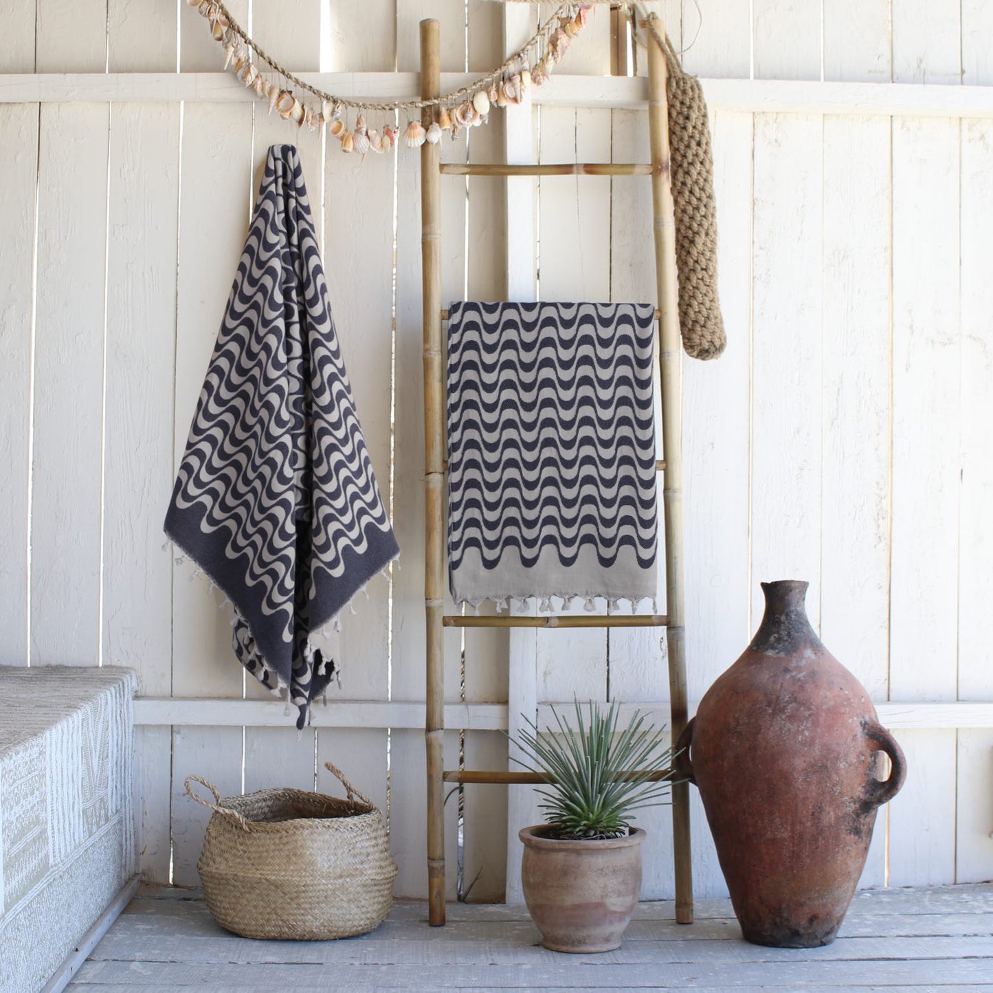 Fouta jacquard coton 100x200 CABANA