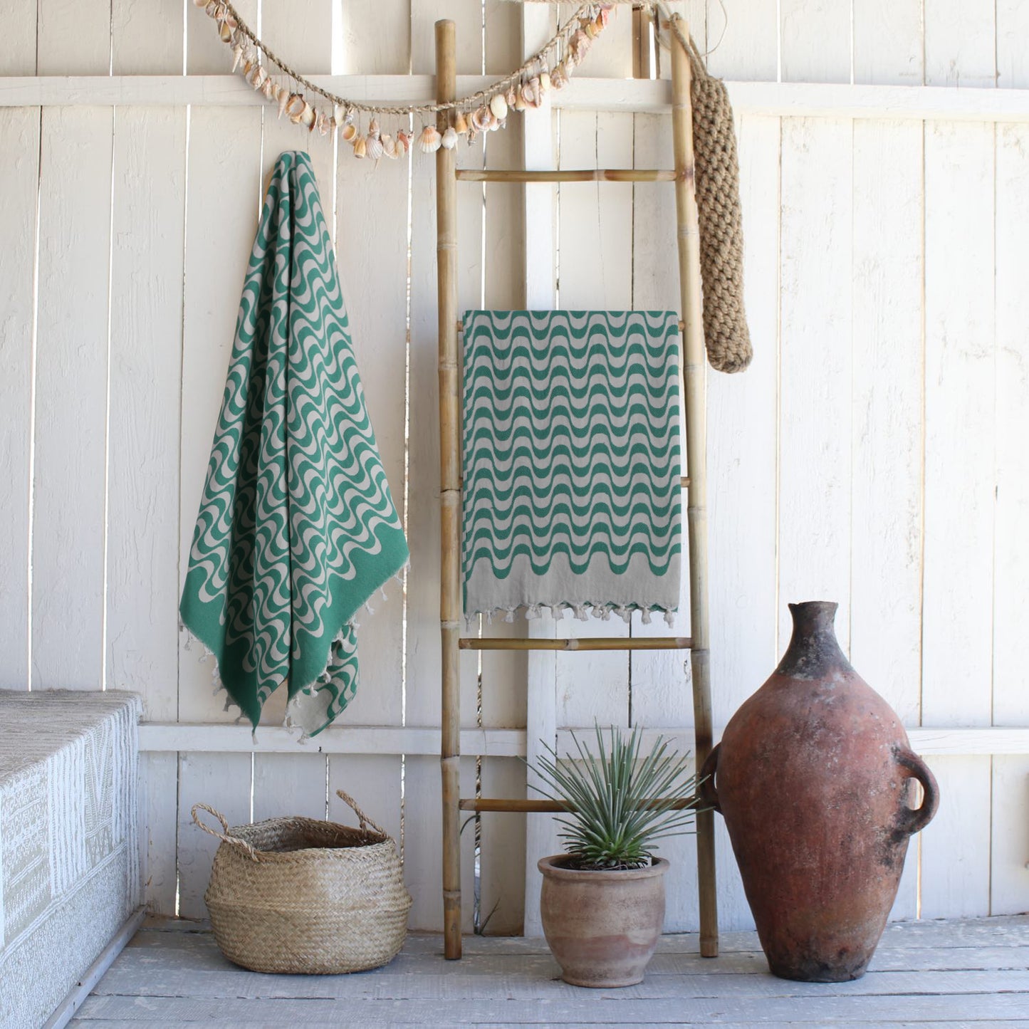 Fouta jacquard coton 100x200 CABANA