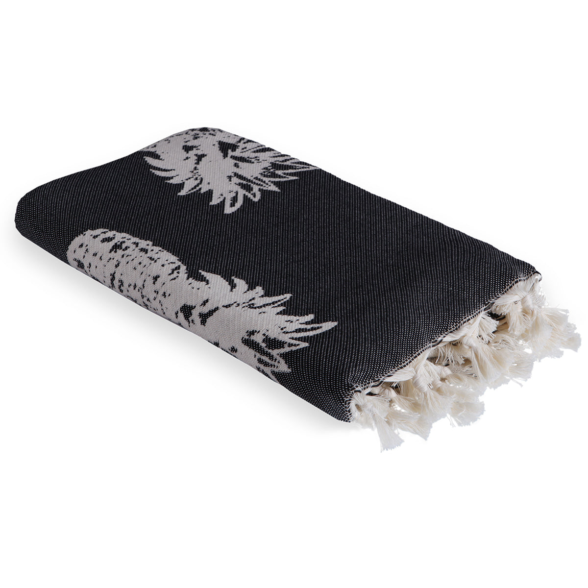 Fouta jacquard coton 100x200 ANANAS