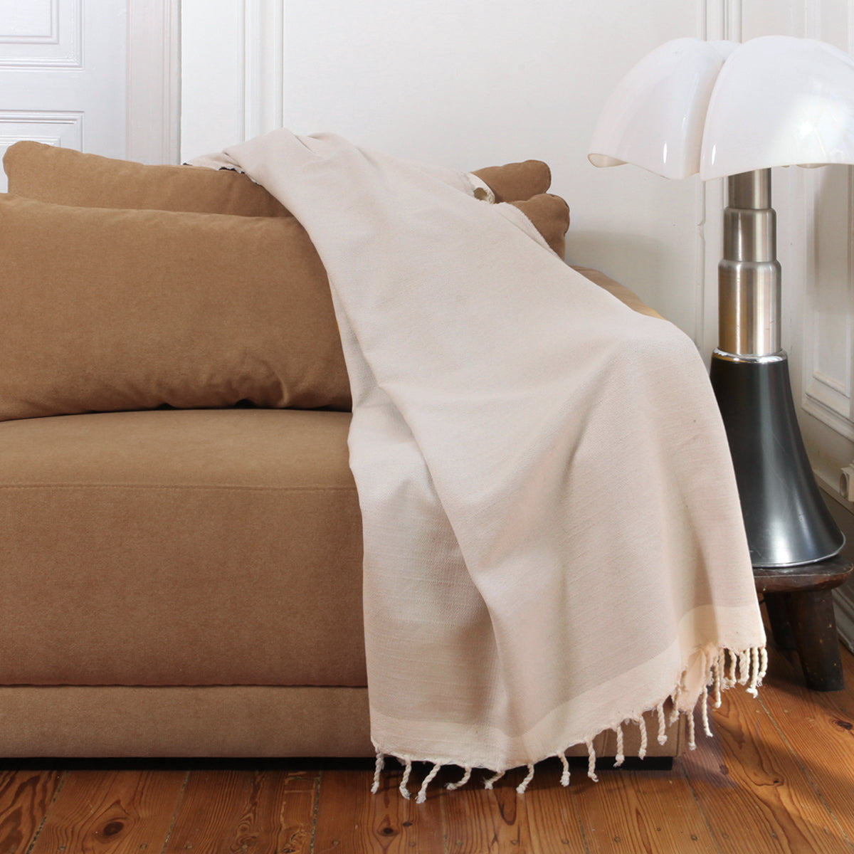 Plaid coton lin COURCHEVEL febronie.com