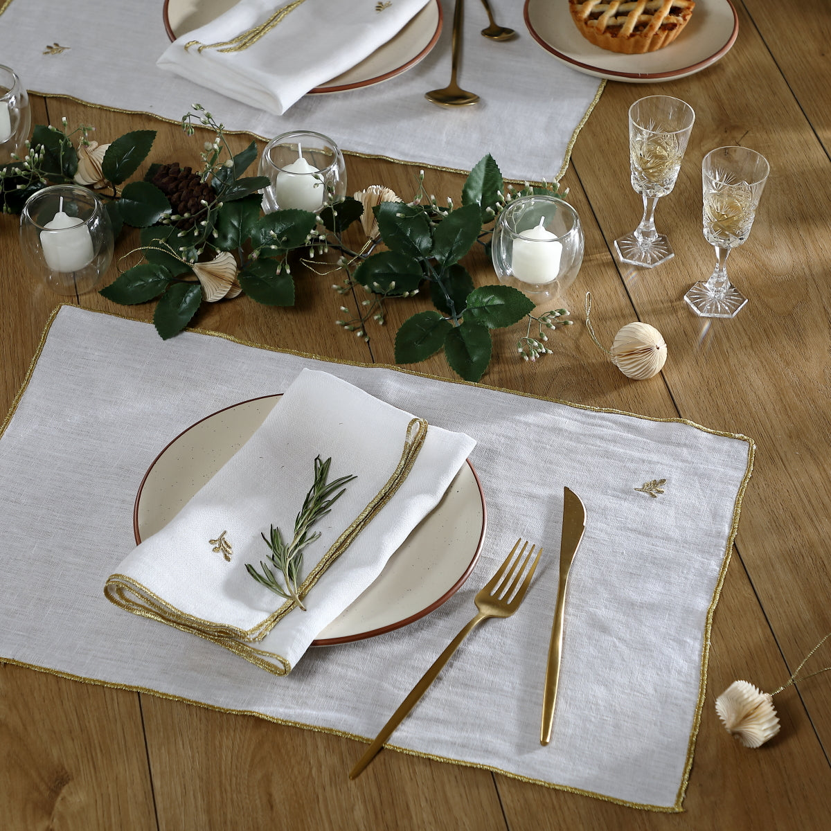 Set de table (x4) lin lavé 30x50 CAMILLE