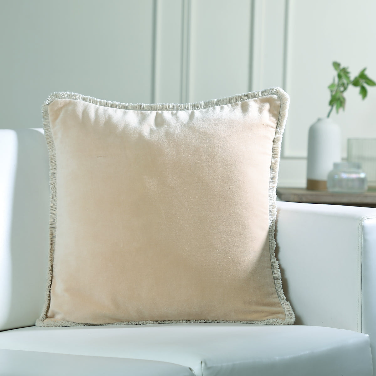 Fodera per cuscino in velluto di cotone RIVA 50x50