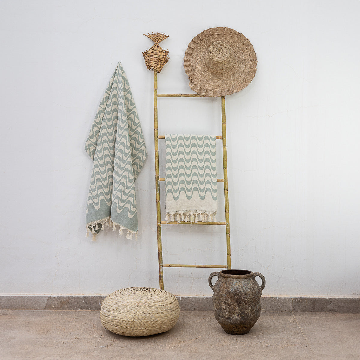 Fouta jacquard coton 100x200 CABANA