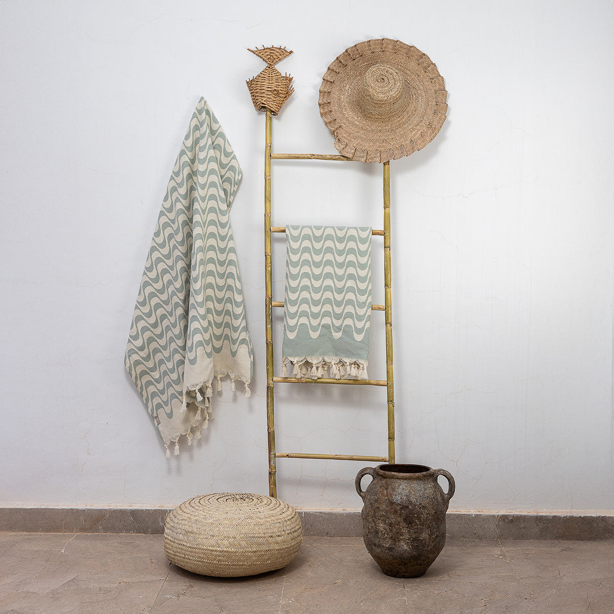 Fouta jacquard coton 100x200 CABANA
