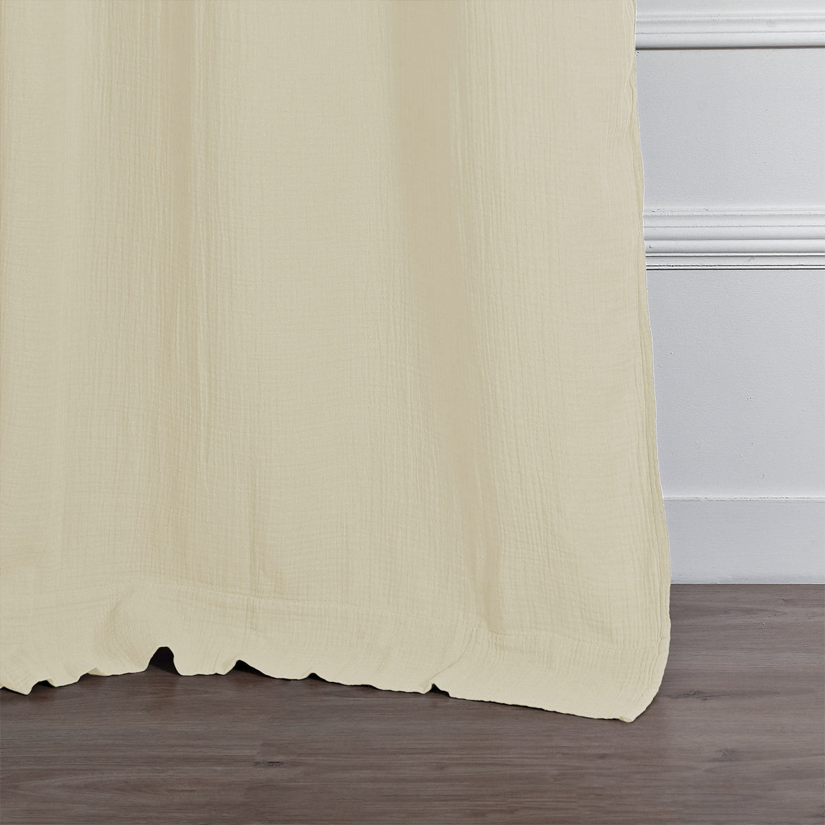 Eyelet curtain in cotton gauze CARLA 140x240