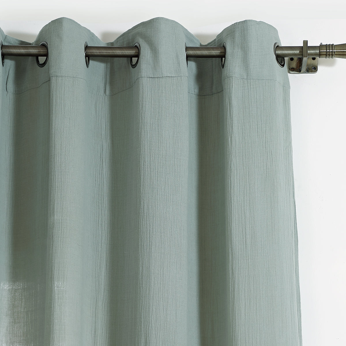 Eyelet curtain in cotton gauze CARLA 140x240