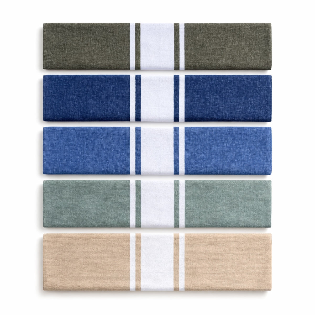 coussin de plage coton 39x25 ST TROPEZ vert kaki