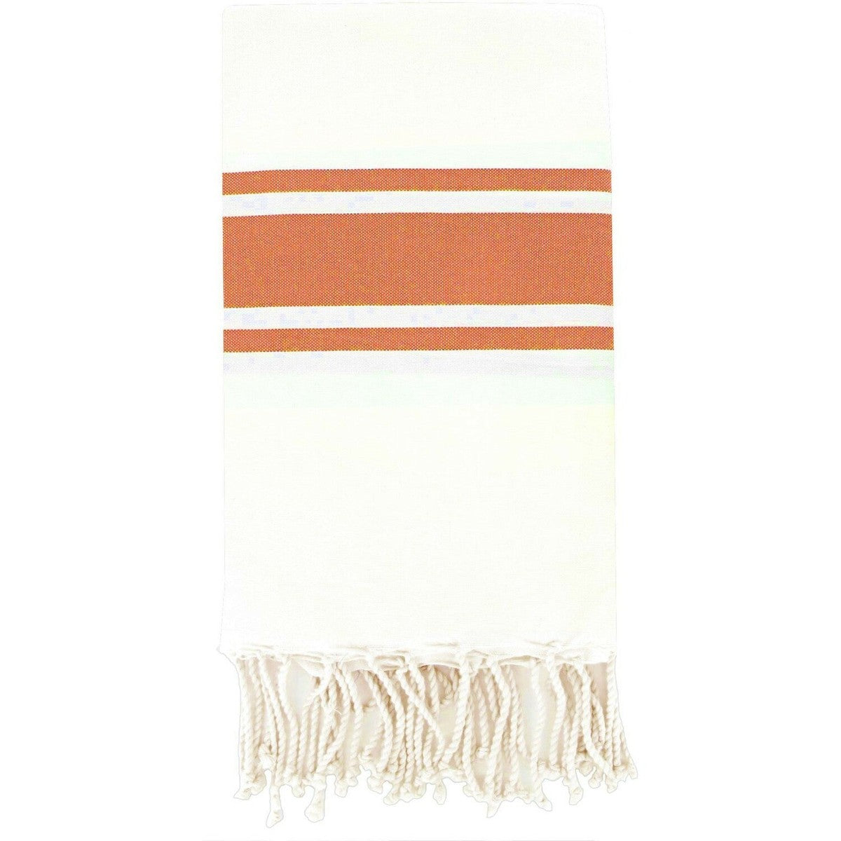 Fouta blanche coton ST TROPEZ 100x200 - febronie.com