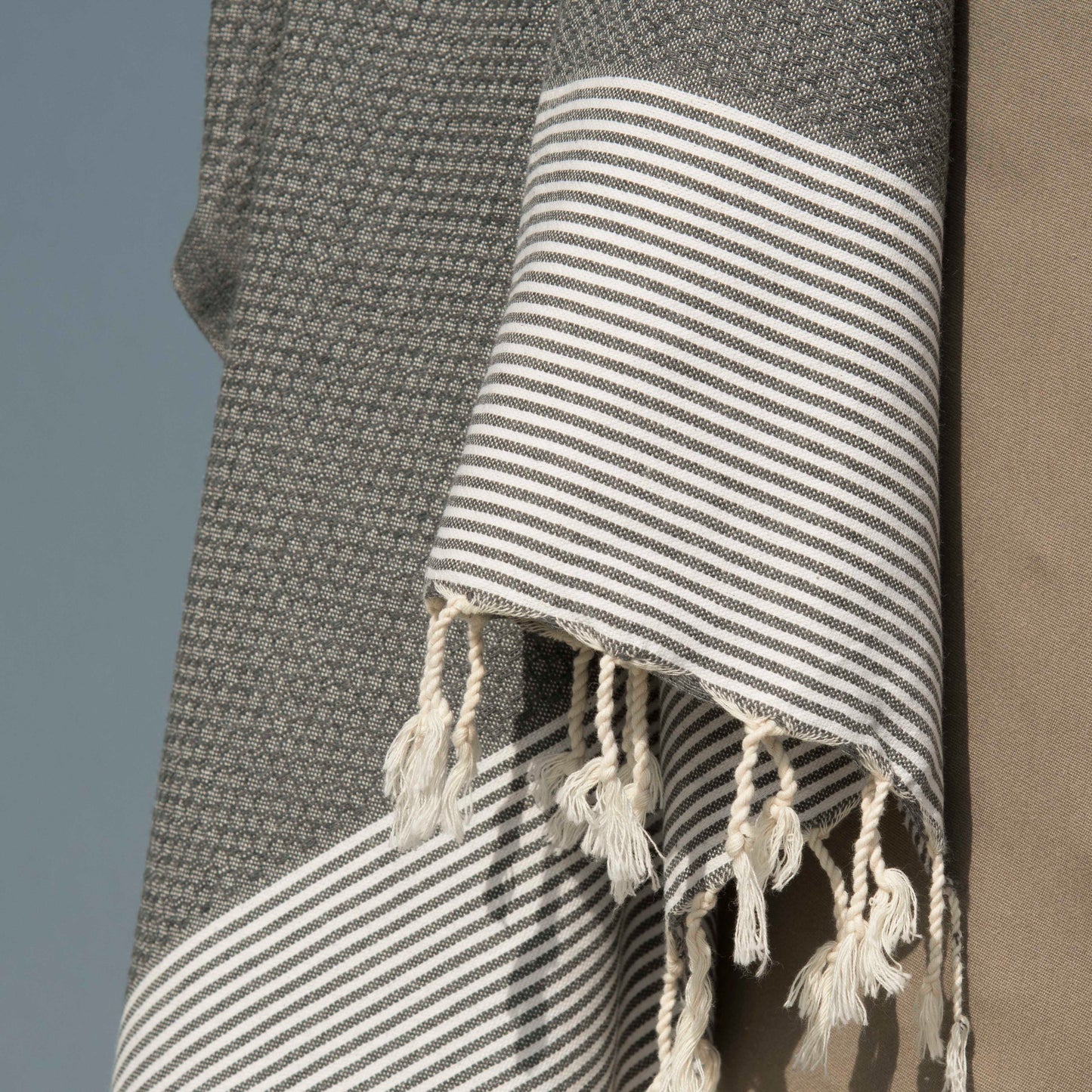 Fouta nid d'abeille coton 100x200 IBIZA