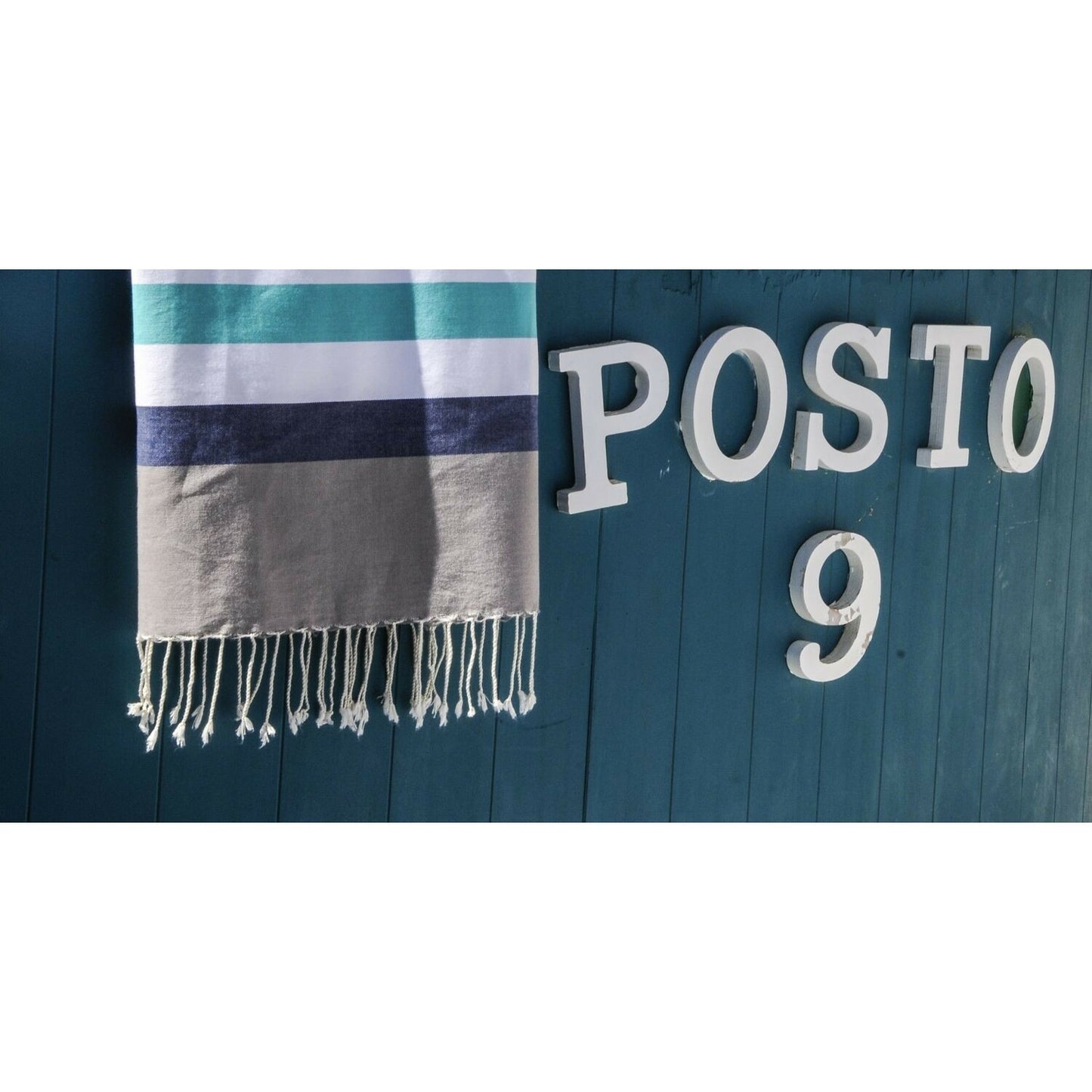 Fouta tricolore coton 100x200 ARCACHON