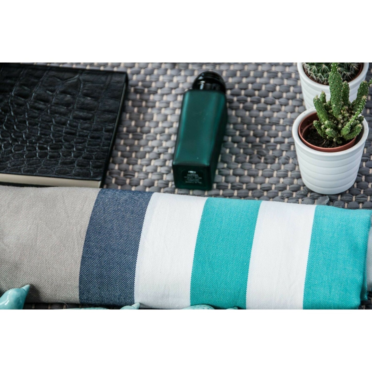 Fouta tricolore coton 100x200 ARCACHON