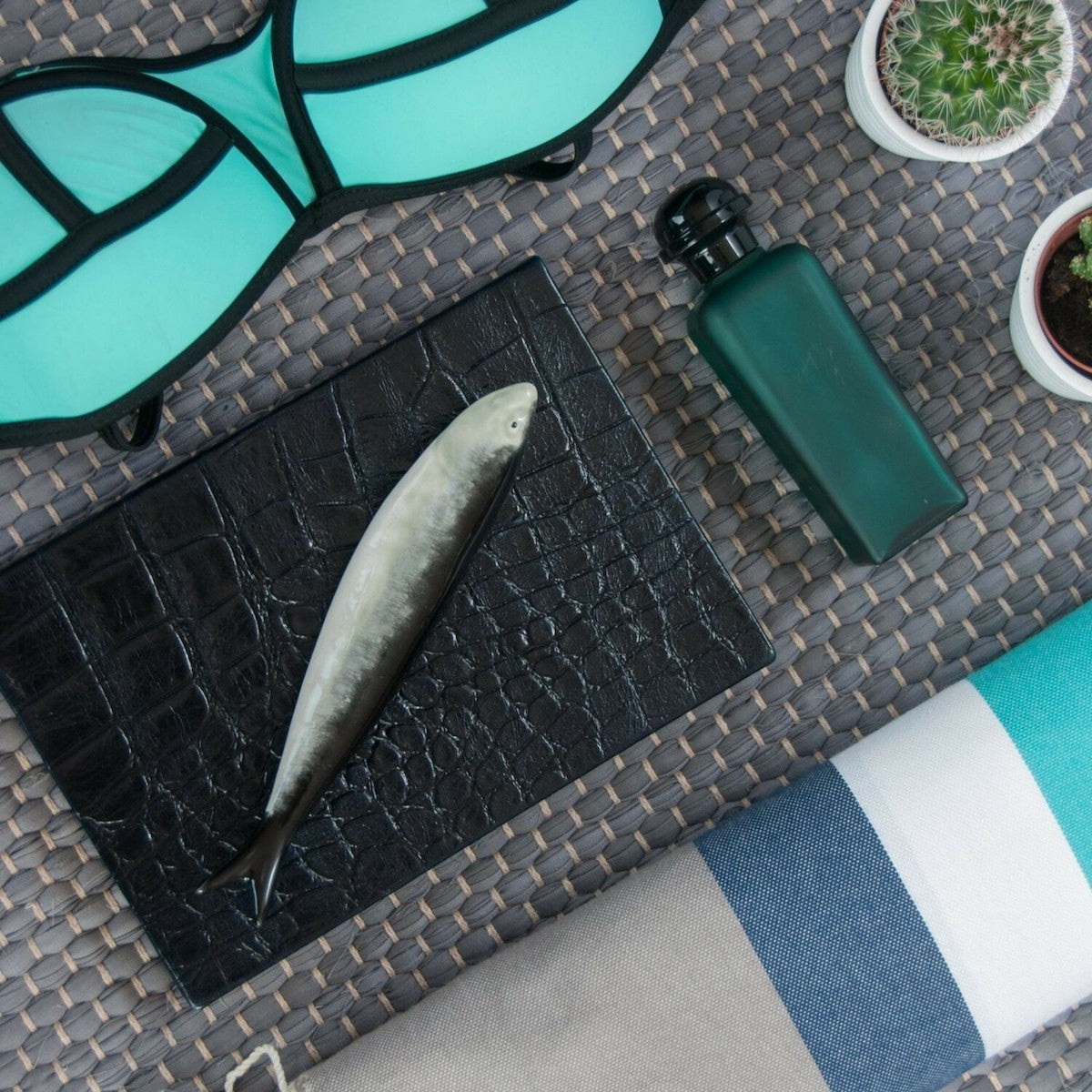 Fouta tricolore coton 100x200 ARCACHON