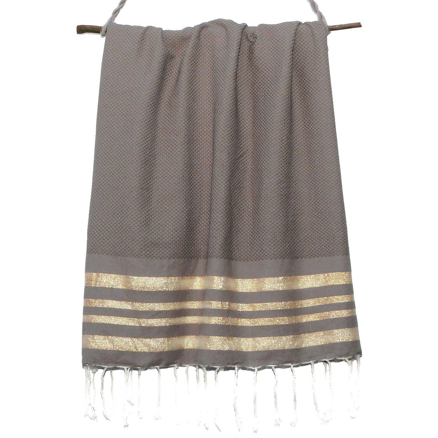 Fouta nid d'abeille coton 100x200 HAMPTONS
