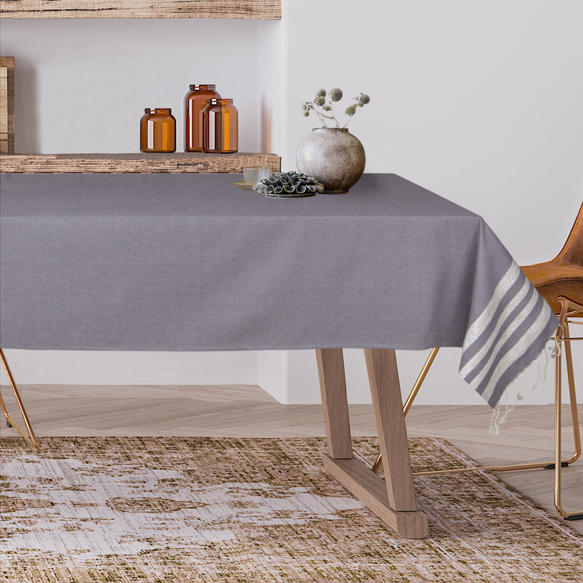 Nappe lurex coton HAMPTONS 150x250 - febronie.com