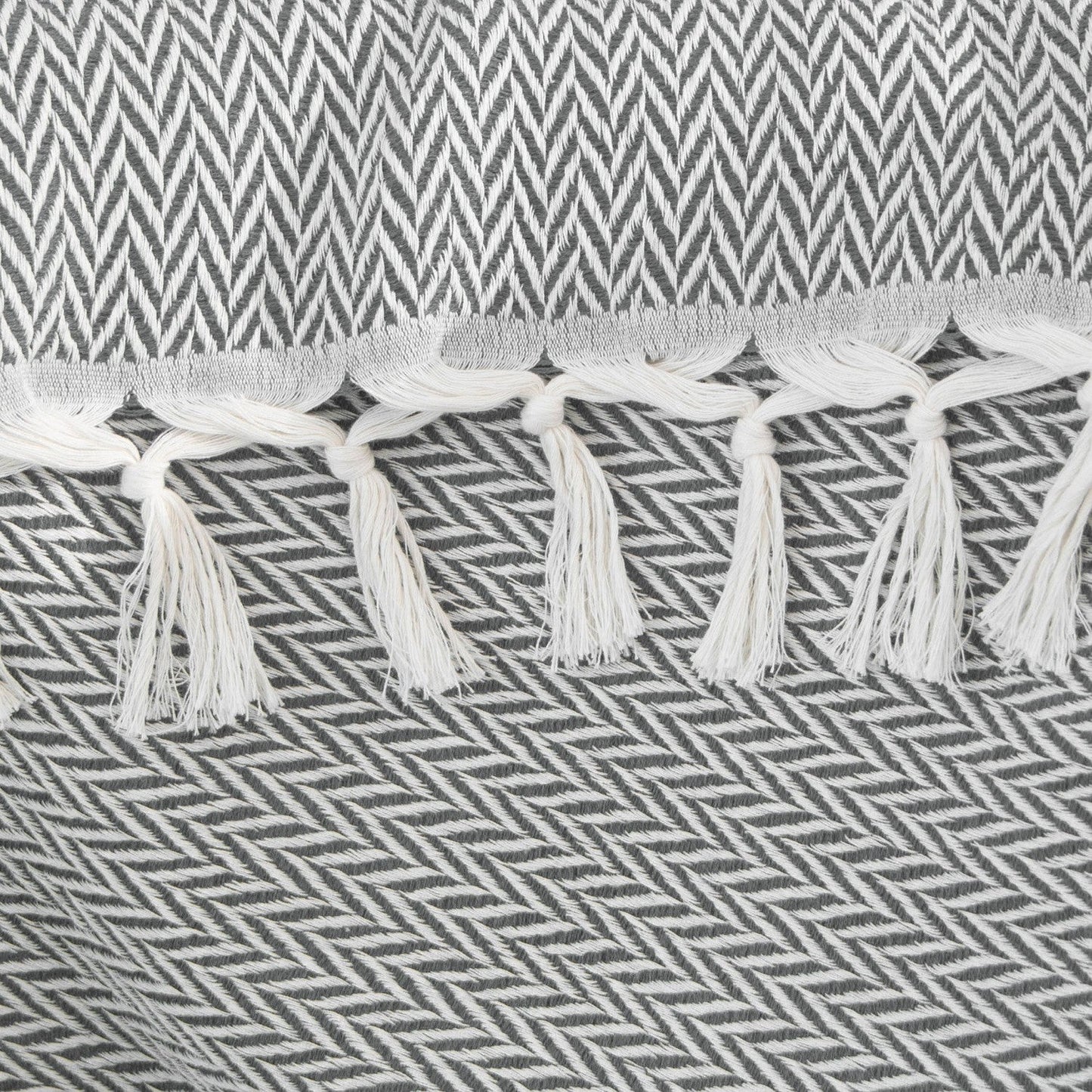 Plaid laine gris anthracite ASPEN febronie.com