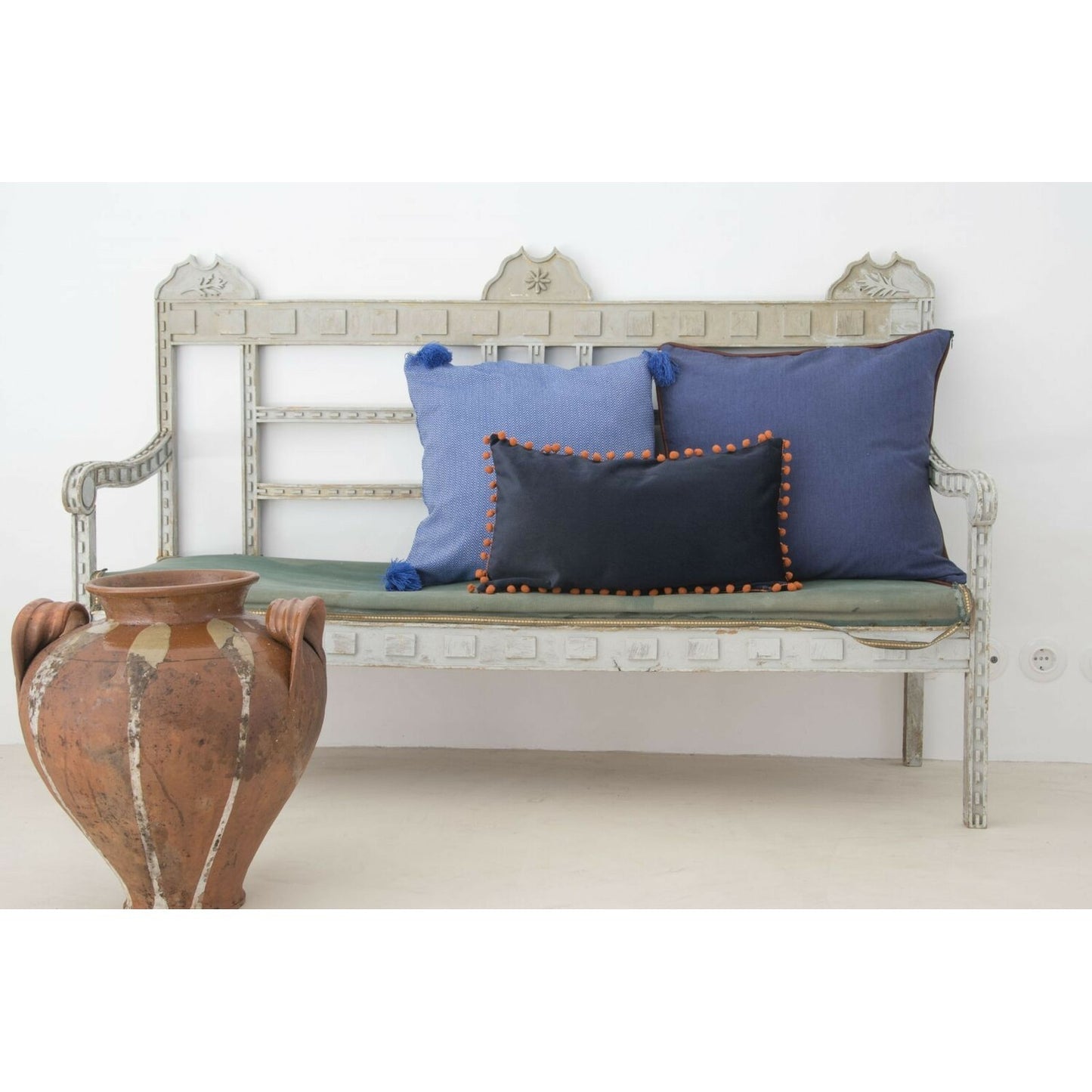 Housse de coussin coton 50x50 STOCKHOLM