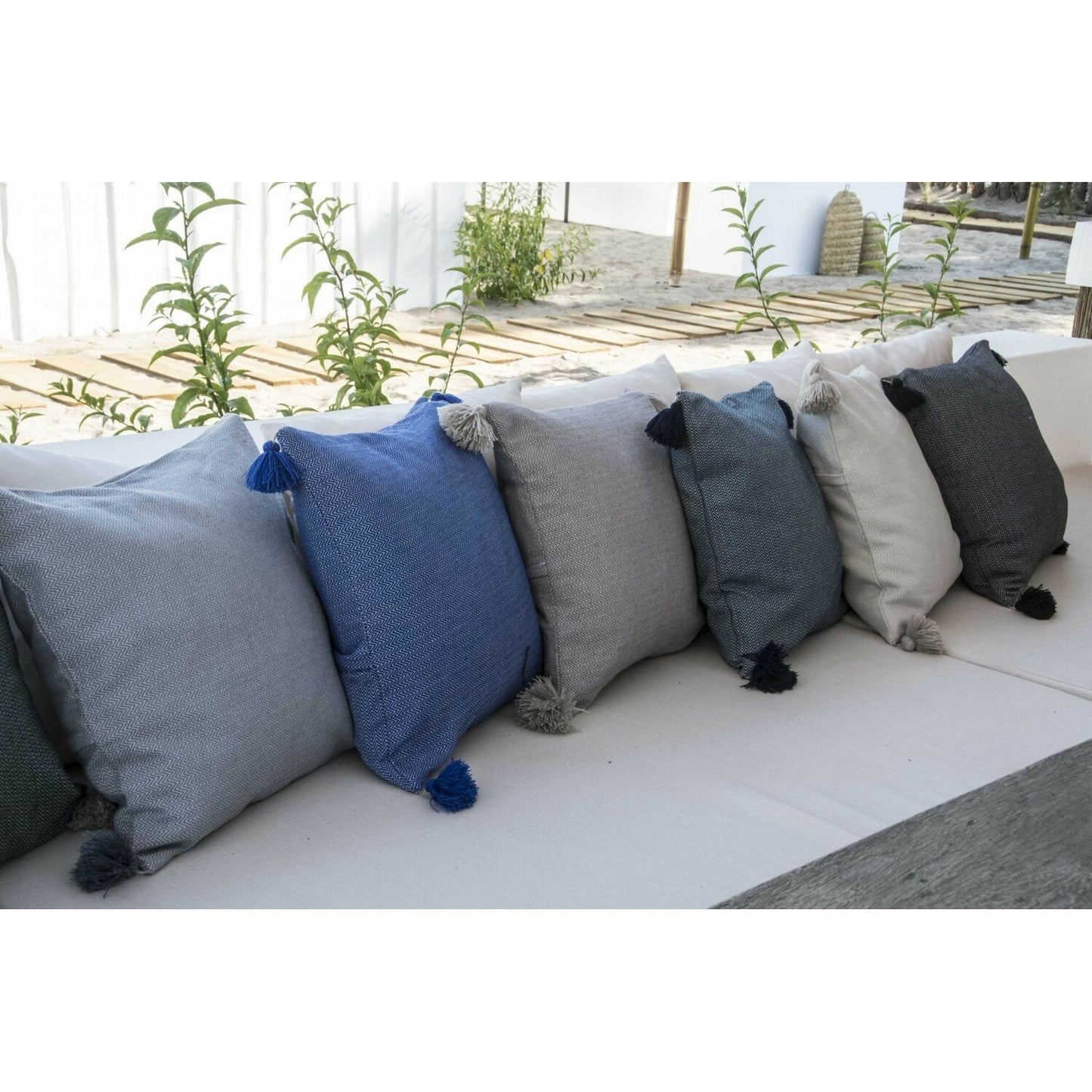 Housse de coussin coton 50x50 STOCKHOLM