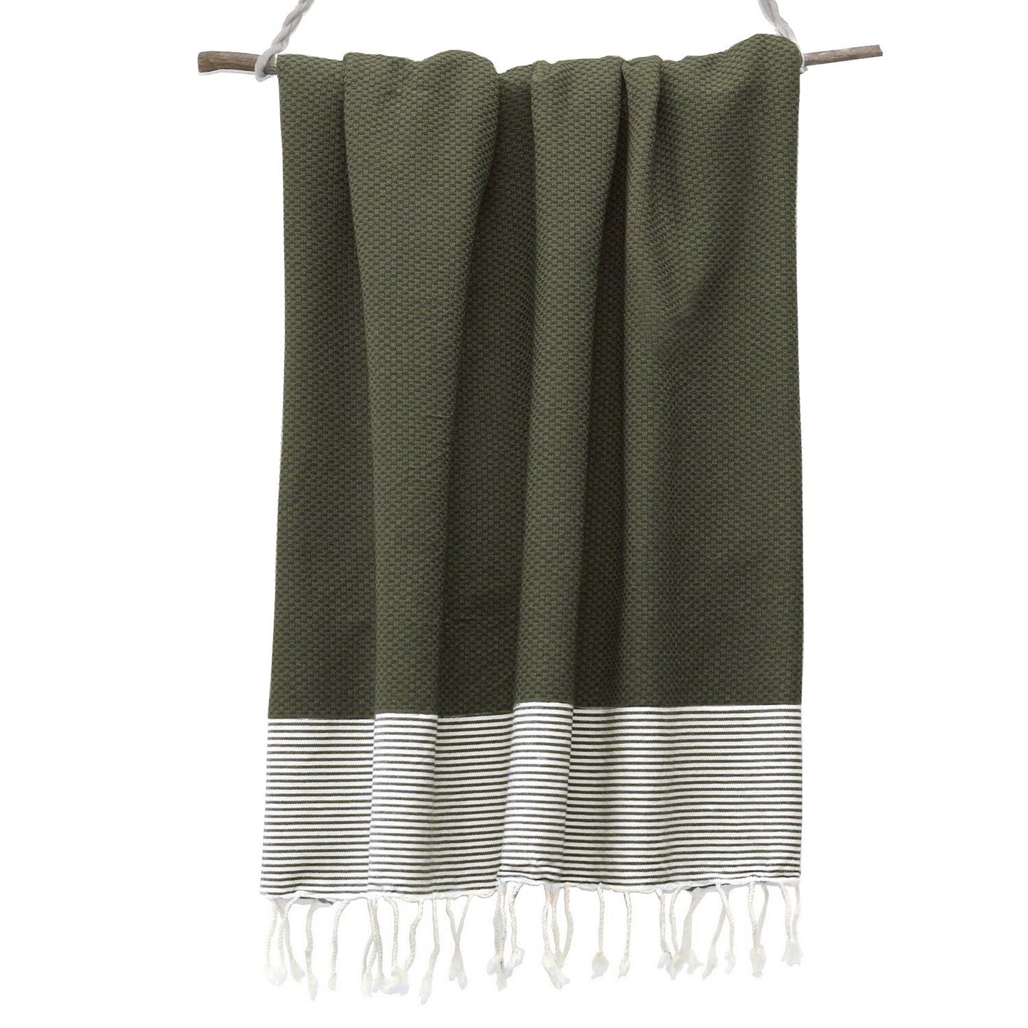 Fouta nid d'abeille coton 100x200 IBIZA