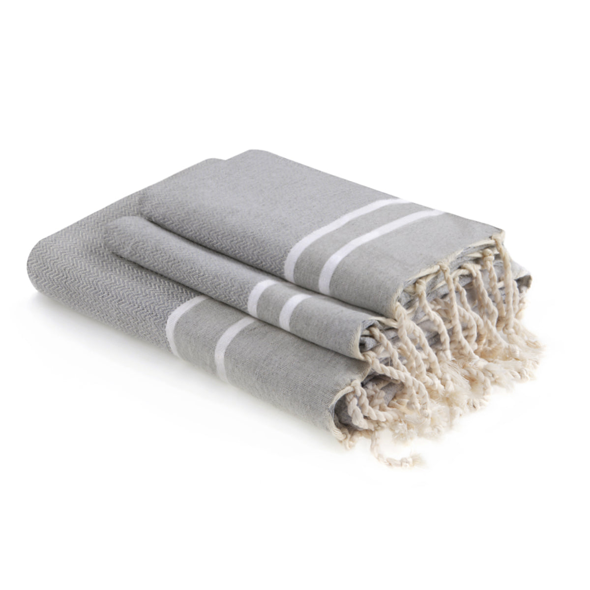 Foutas de bain (1+2) coton 100x200+2(50x80) STOCKHOLM