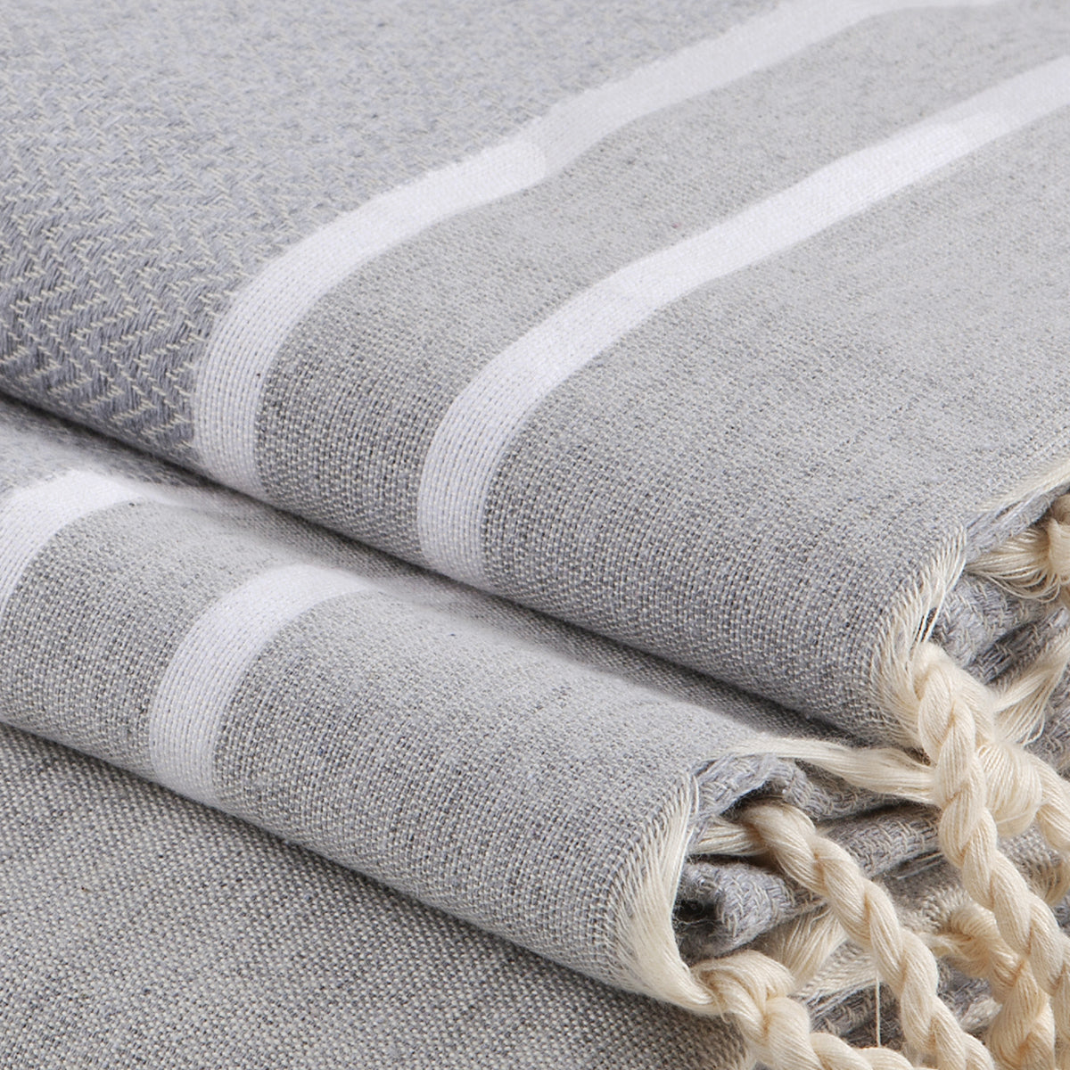 Foutas de bain (1+2) coton 100x200+2(50x80) STOCKHOLM