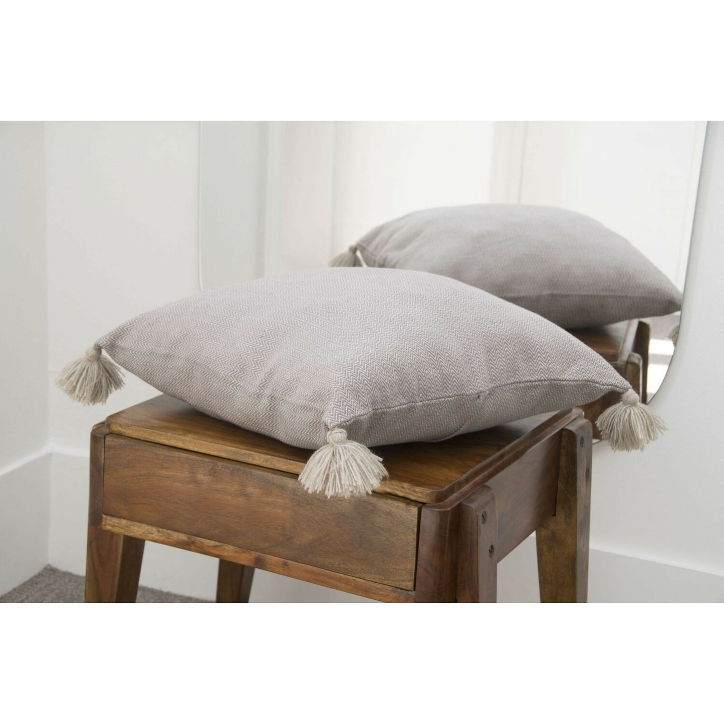 Housse de coussin coton 50x50 STOCKHOLM