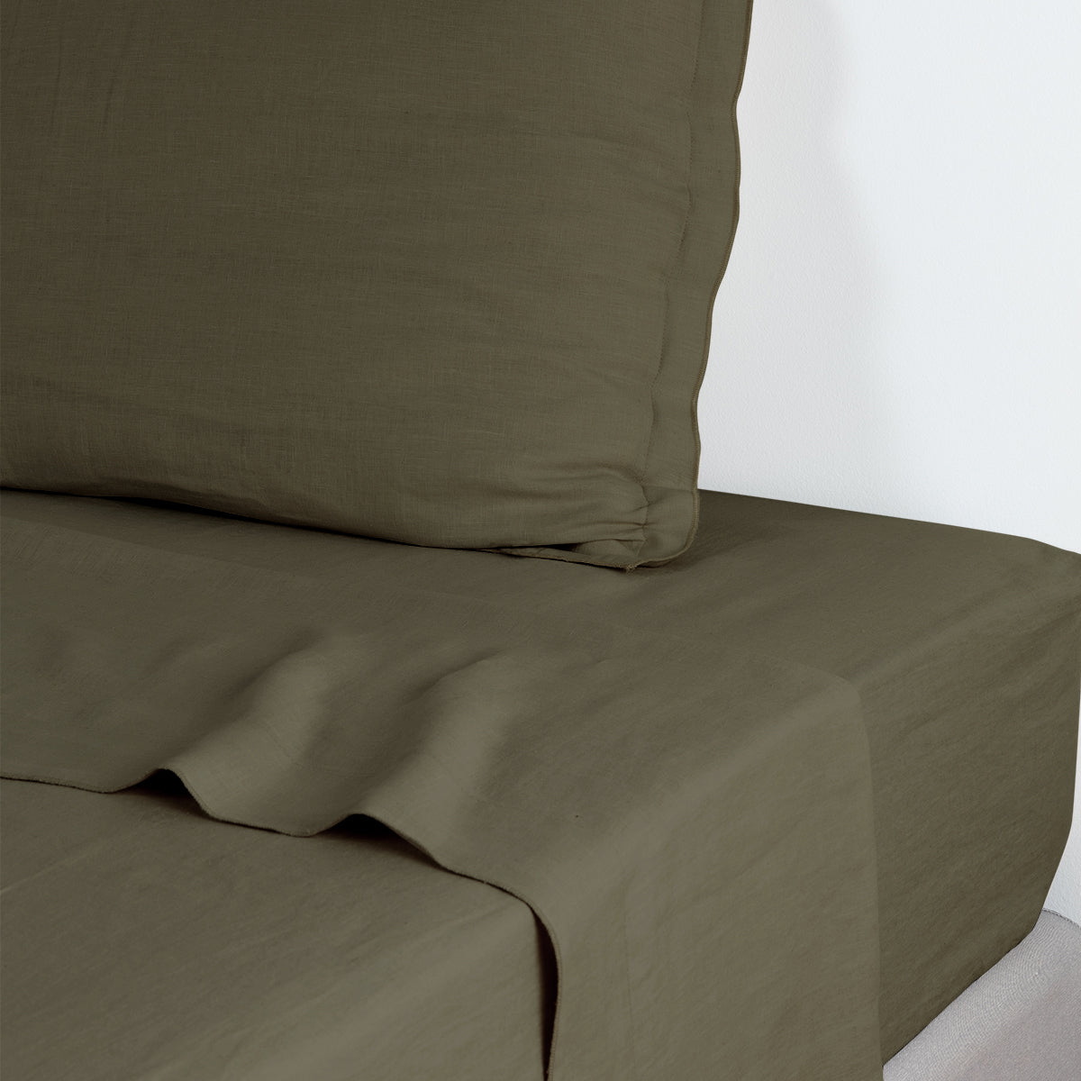 Drap plat lin lavé HORTENSE 240x300 - febronie.com