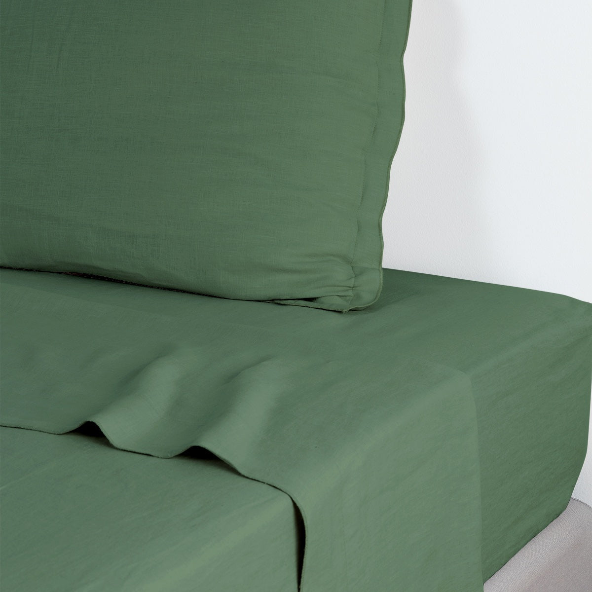 Drap plat lin lavé HORTENSE 240x300 - febronie.com