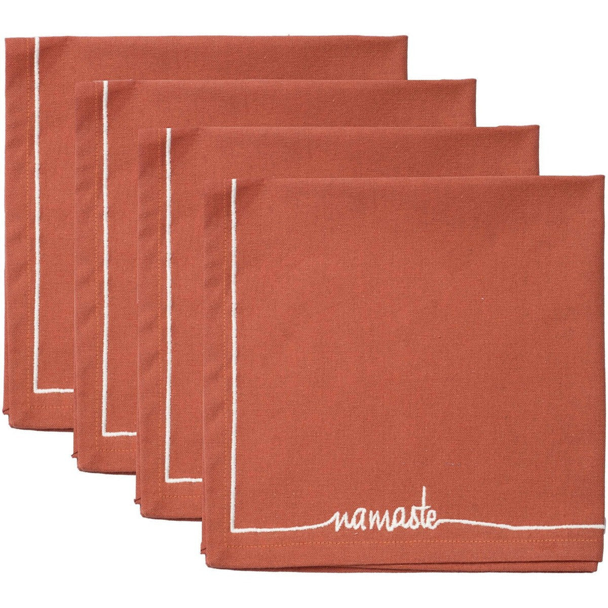 Serviette de table coton (x4) NAMASTE 45x45