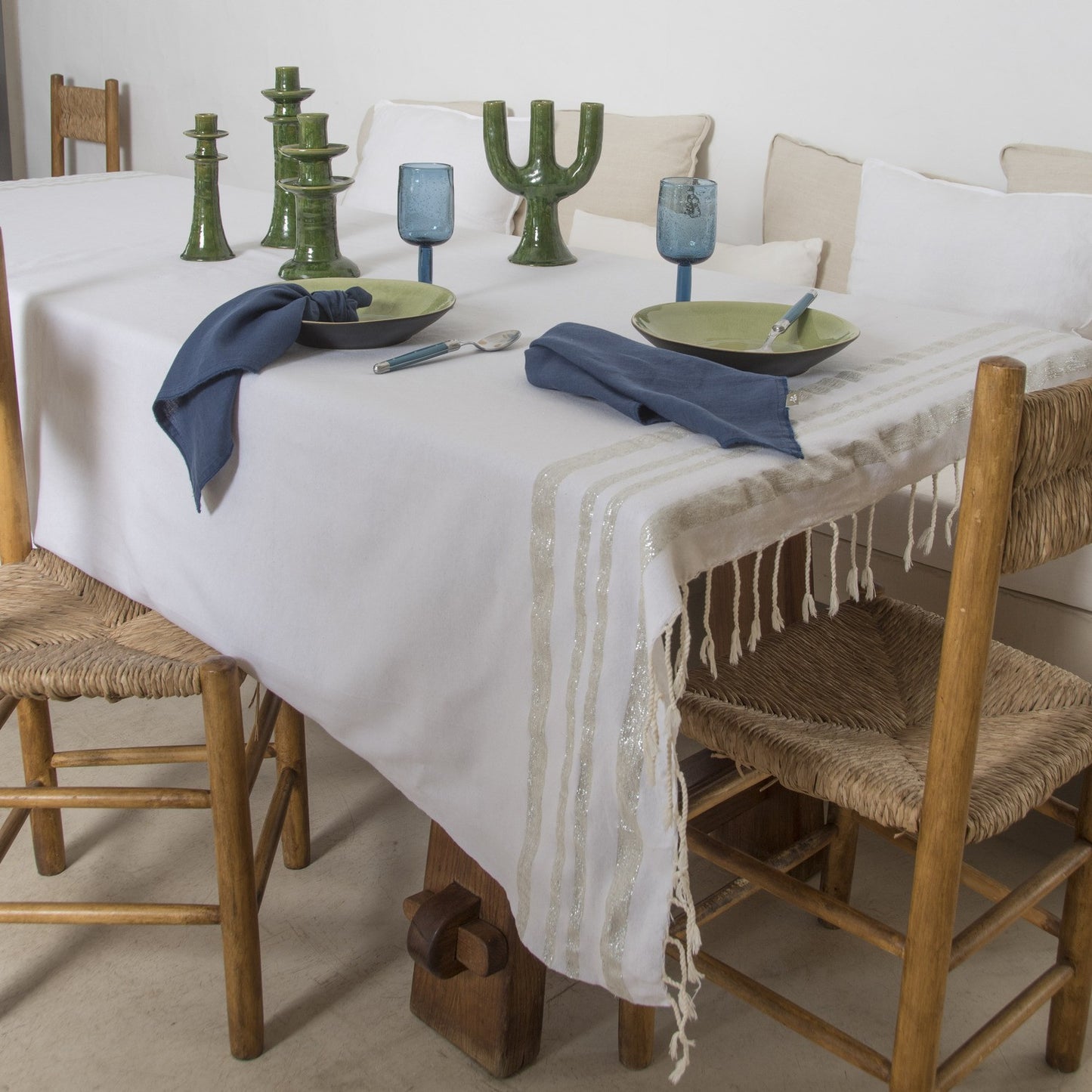 Tovaglia in cotone HAMPTONS 150x250