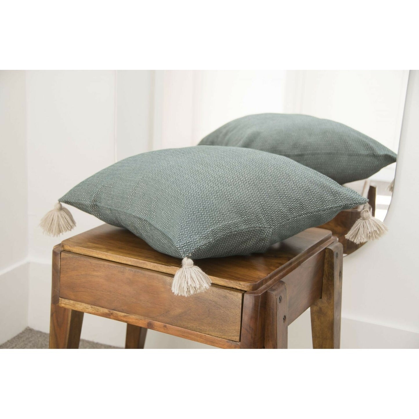 Housse de coussin coton 50x50 STOCKHOLM