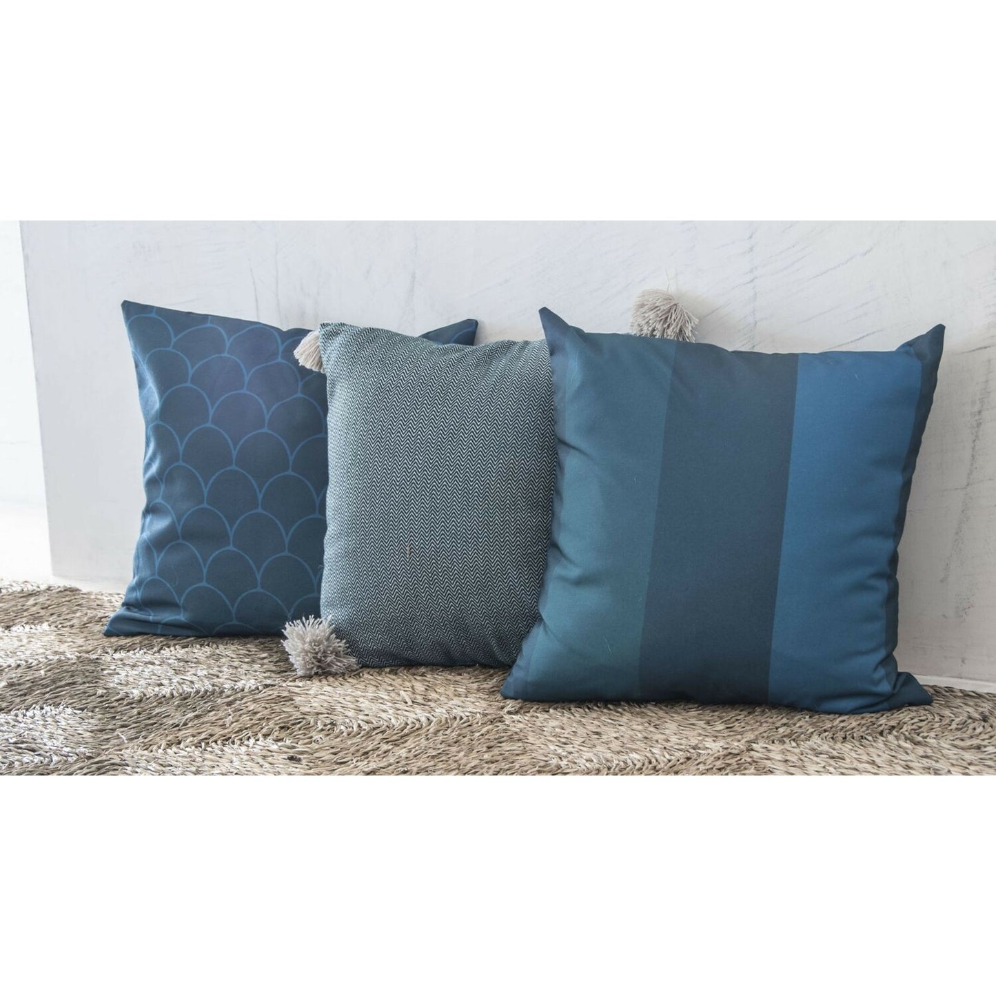 Housse de coussin coton 50x50 STOCKHOLM