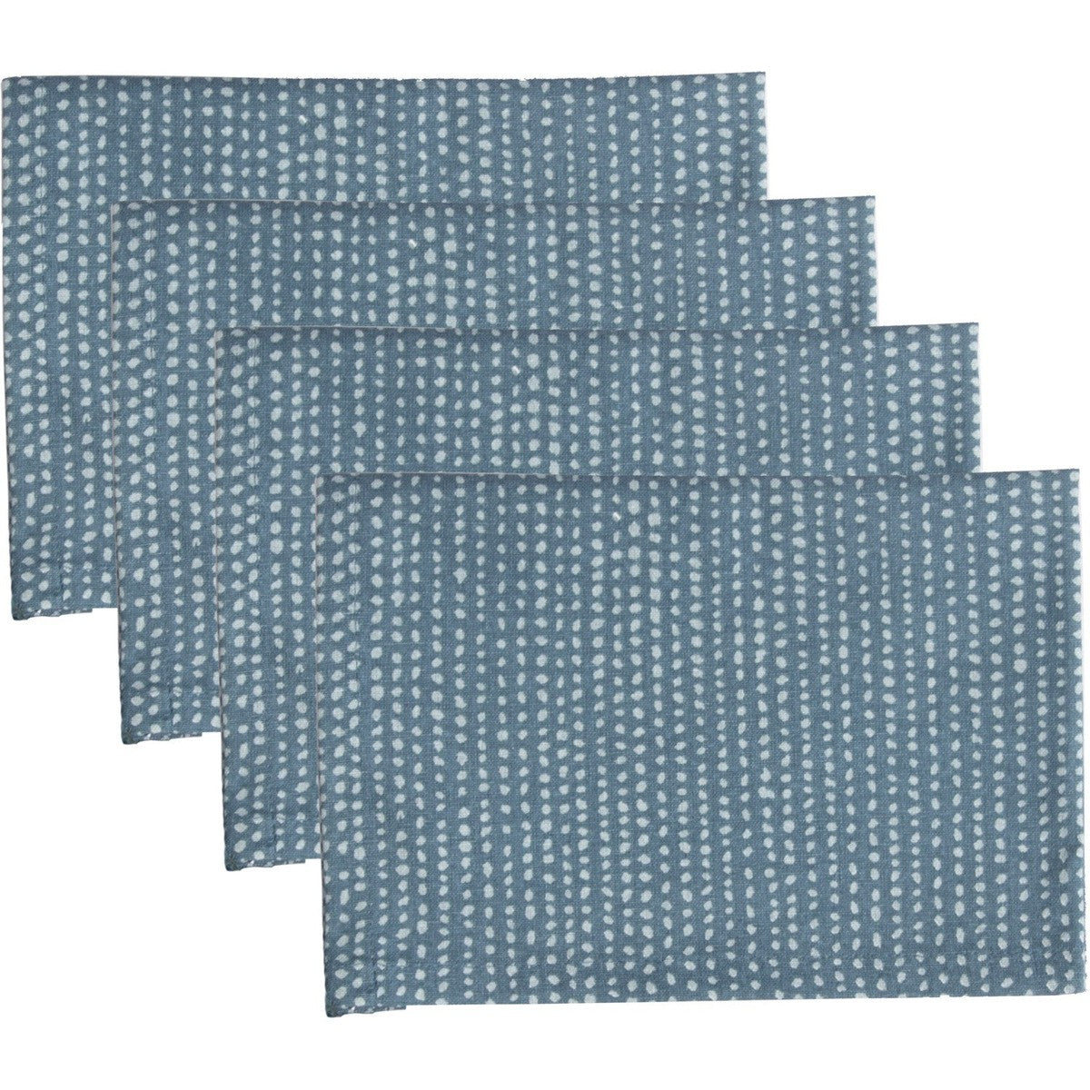 Serviettes de table coton (x4) DOTS 45x45