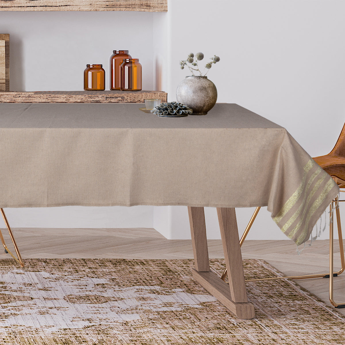 Tovaglia in cotone HAMPTONS 150x250