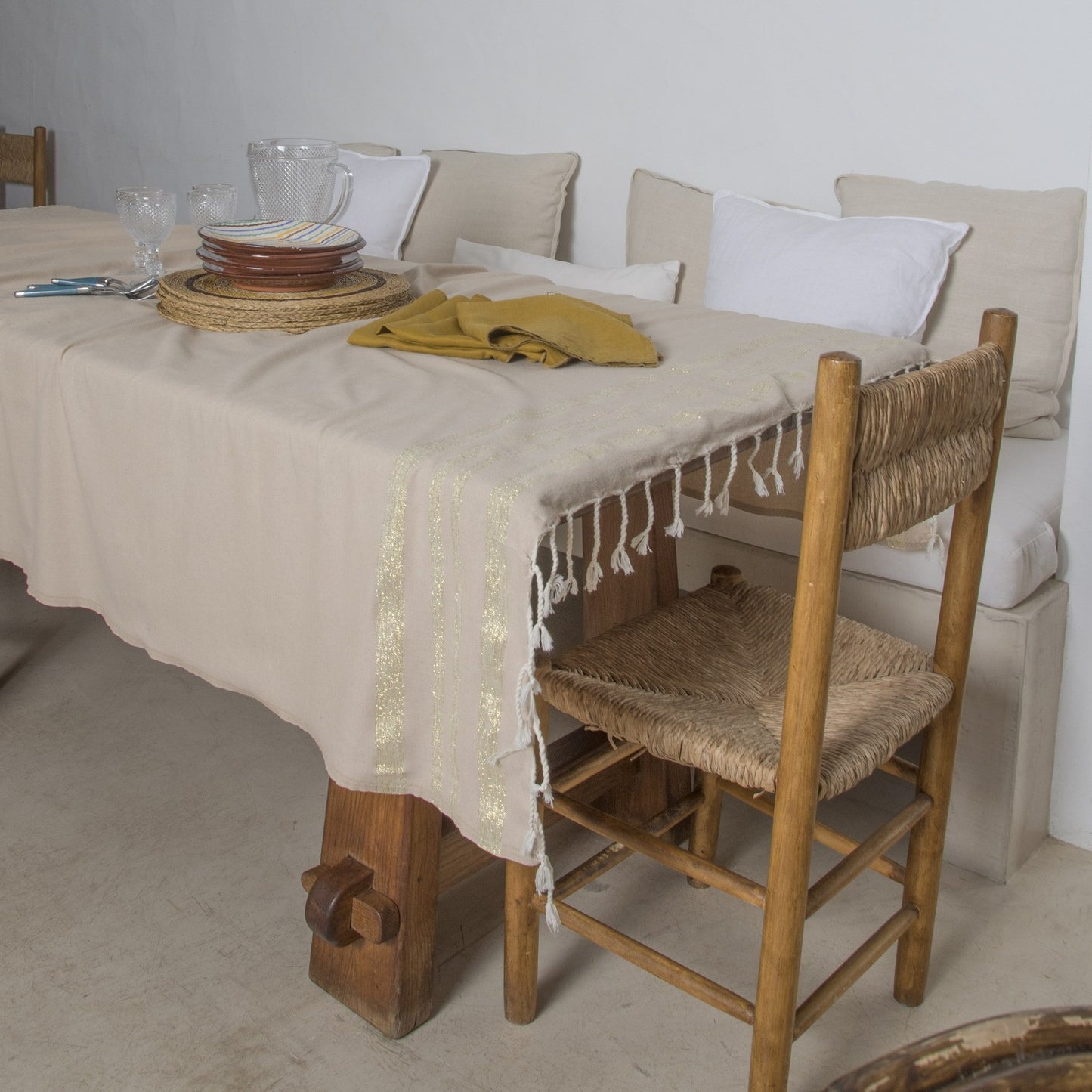 Tovaglia in cotone HAMPTONS 150x250