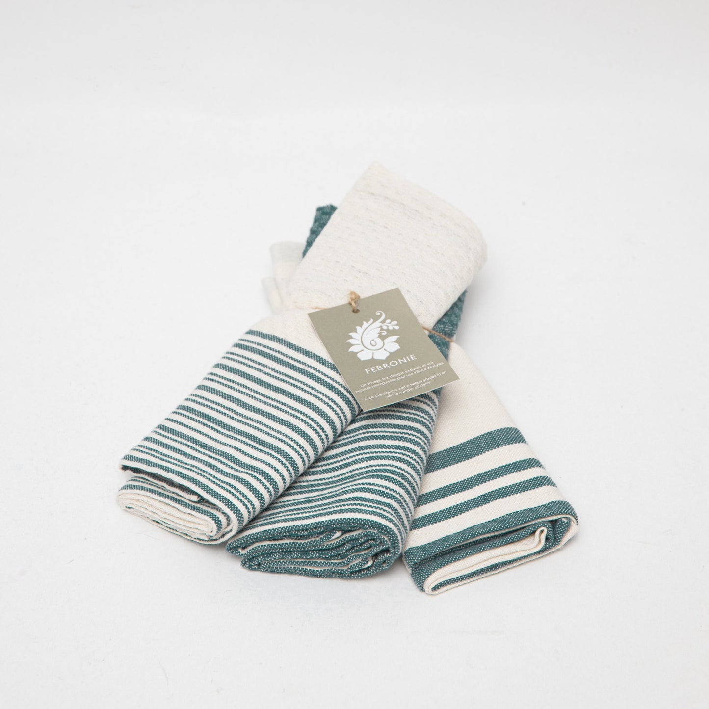 Tea towel (x3) cotton 45x70 MAHDIA