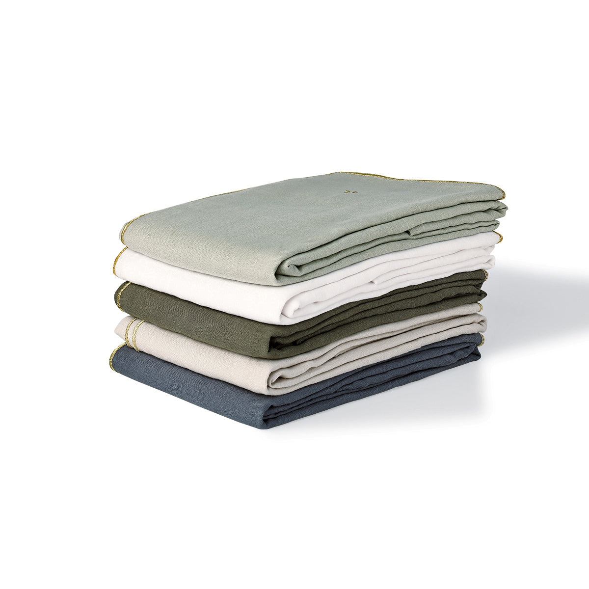 Nappe + 8 serviettes lin lavé 150x350 CAMILLE