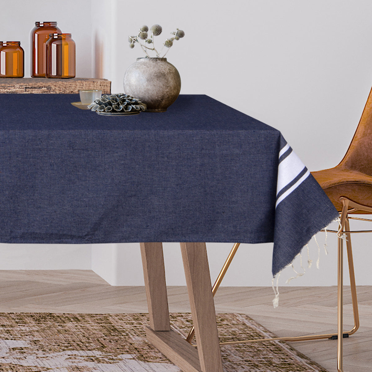 Tovaglia in cotone 170x170 ST TROPEZ