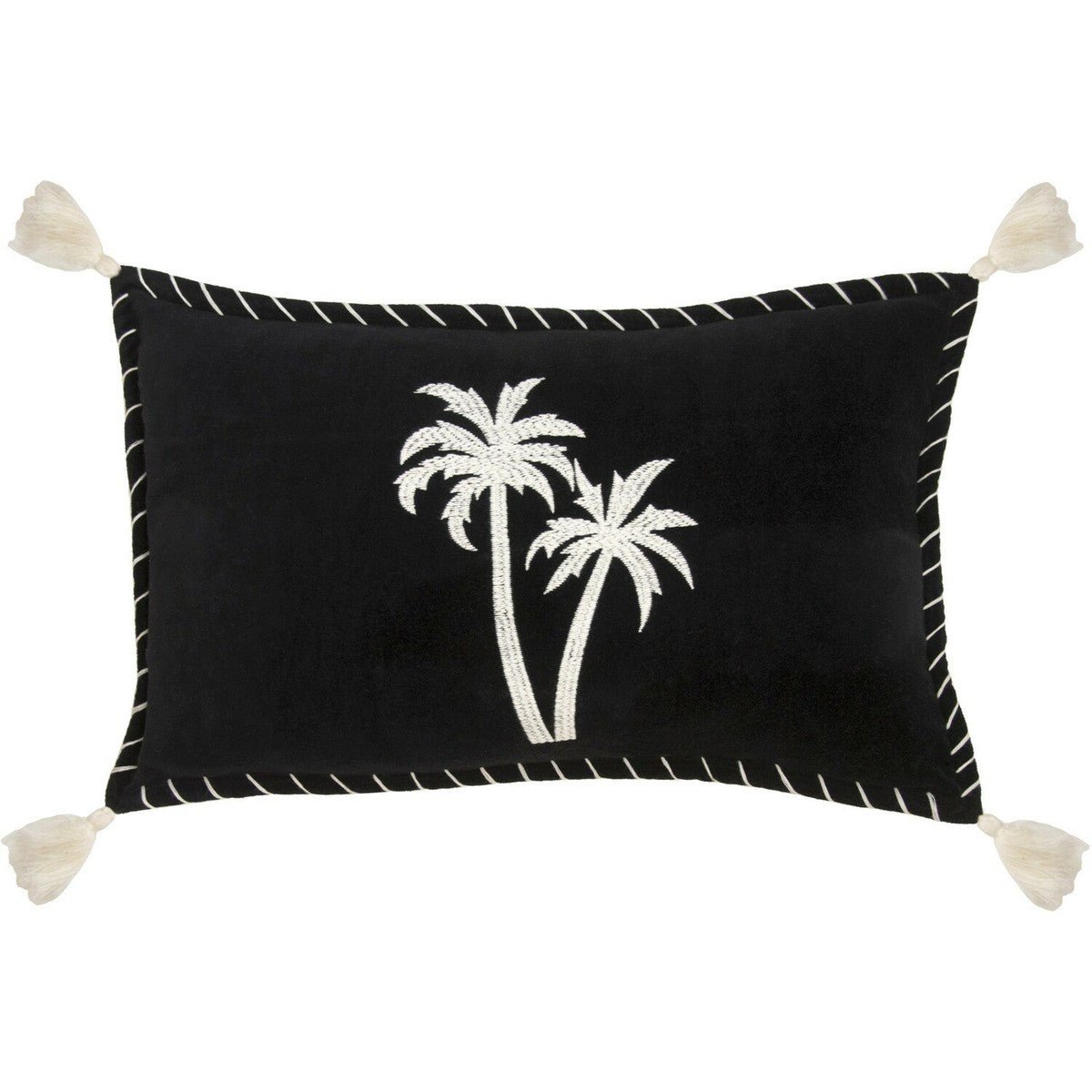 Housse de coussin coton BALI VELOURS 50x30 - febronie.com