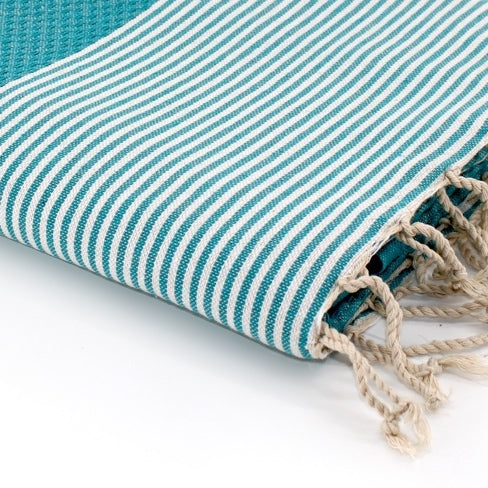 Fouta nid d'abeille coton 100x200 IBIZA