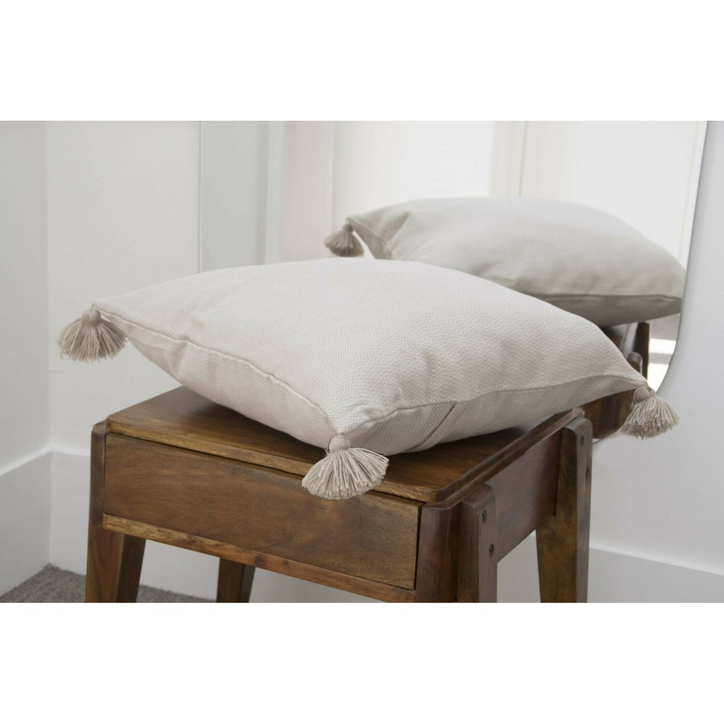 Housse de coussin coton 50x50 STOCKHOLM